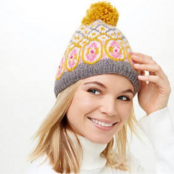 French Knot Accessories - Anthropologie French Knot Wool Mohair Vintage Chalet Handknit Hat Cottagecore